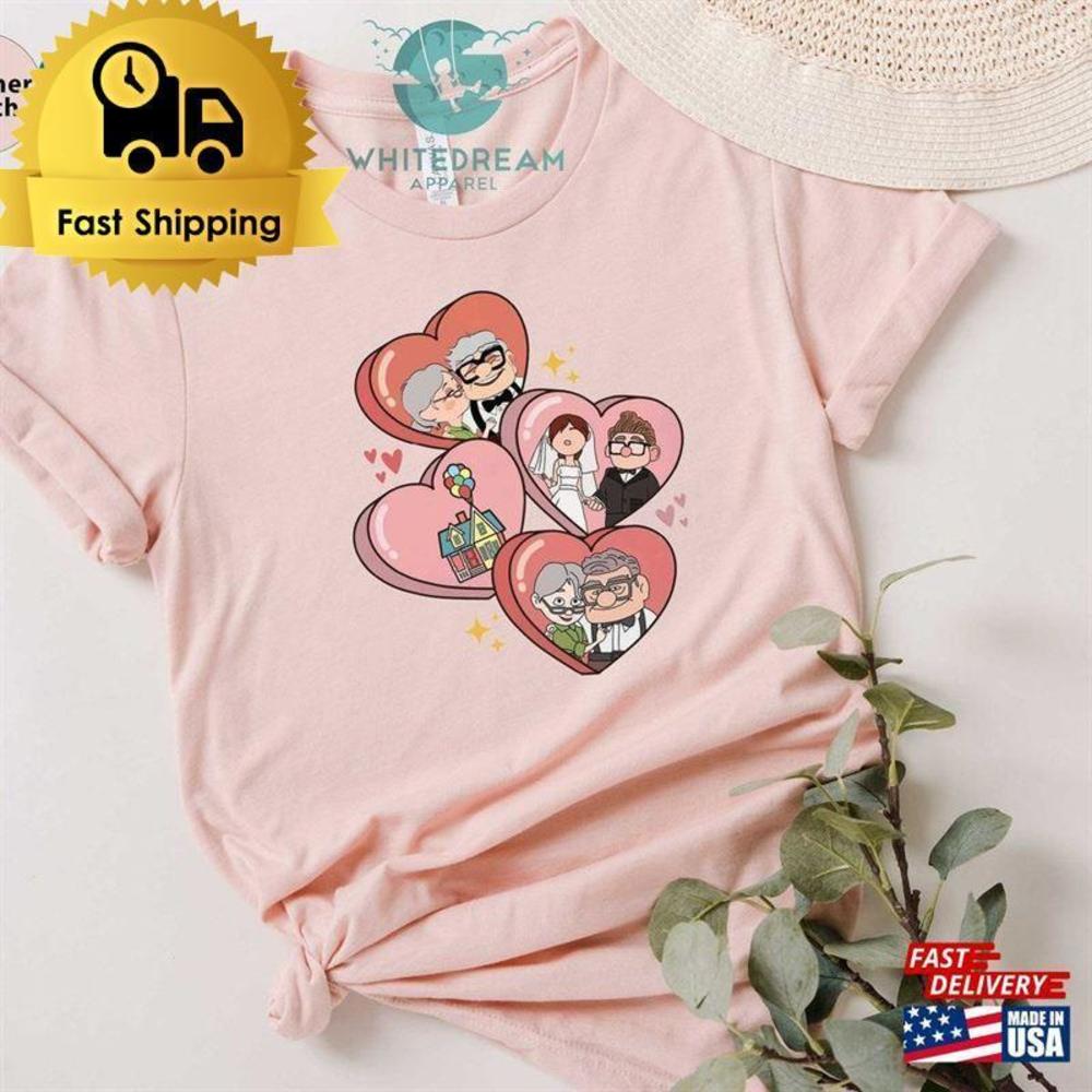 Carl And Ellie Valentine Shirt Disney Couple Love T-shirt